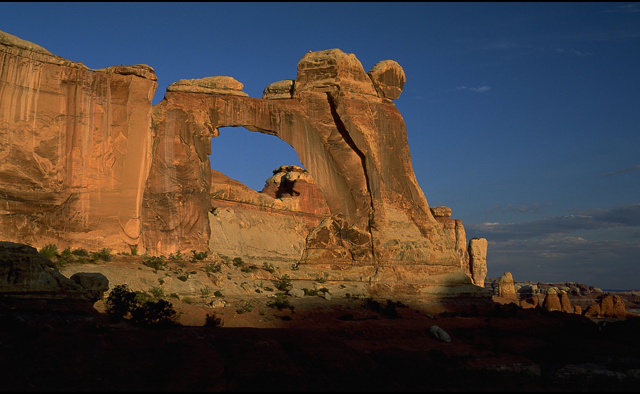 Angel Arch Sunset View  Needles District  Canyonlands