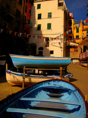 The Sea Side Town Of Riomaggiore, Cinque Terre, Italy