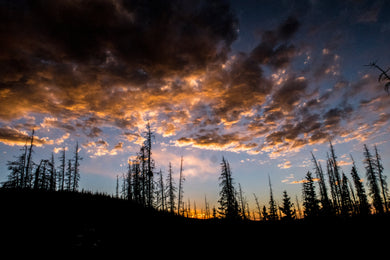 Deep Creek Fiery Sunset Colorado