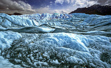 Glaciers Edge Glacier Valley Chitna Alaska