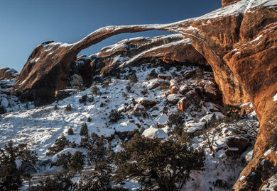 Landscape Arch First Snow