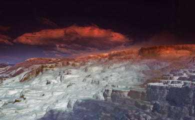 Colorful Mammoth Hot Springs Yellowstone National Park  Wyoming