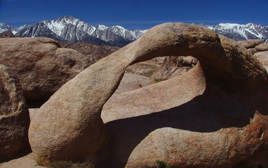 The Symetrical Mobious Arch  Alabama Hills  California