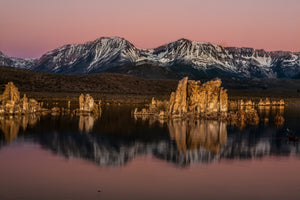 Mono Lakes Limestone Pillar Reflections