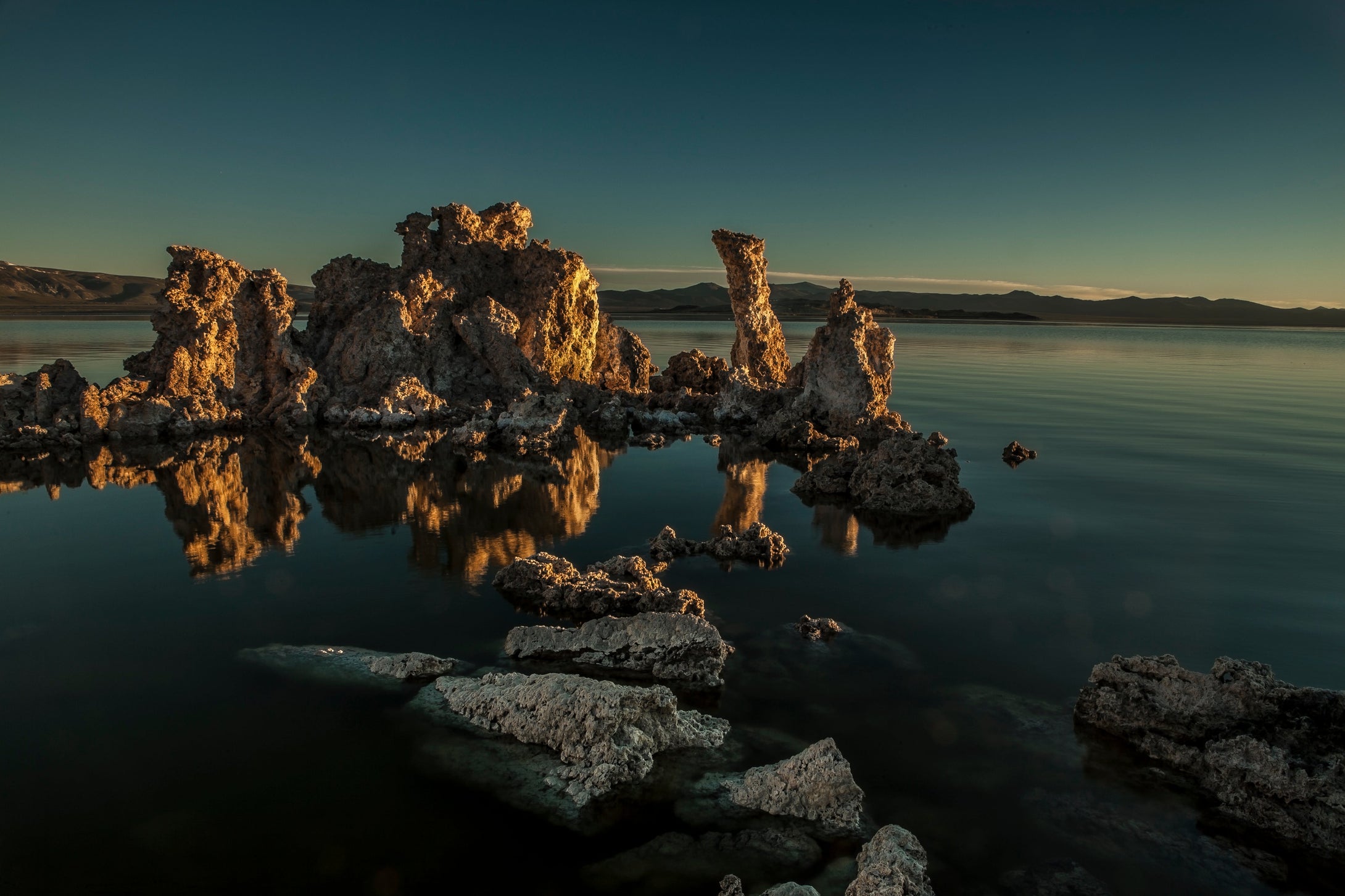 Stepping Stones at Mono Lake California