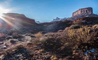 Parriot Mesa Sunrise   Castle Valley  Utah