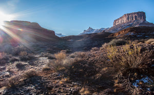 Parriot Mesa Sunrise   Castle Valley  Utah