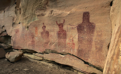 Sego Canyon Big Men Petroglyph Panel