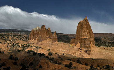 The Three Monoliths of the Upper Cathedral Valley