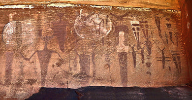 The Historic Courthouse Wash Rock Art Panel