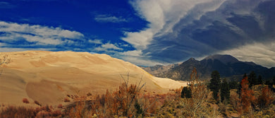 Lenticular Clouds Over The Sand Dunes National Monument