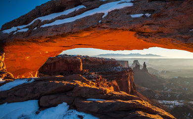 Mesa Arch Winter Sunrise