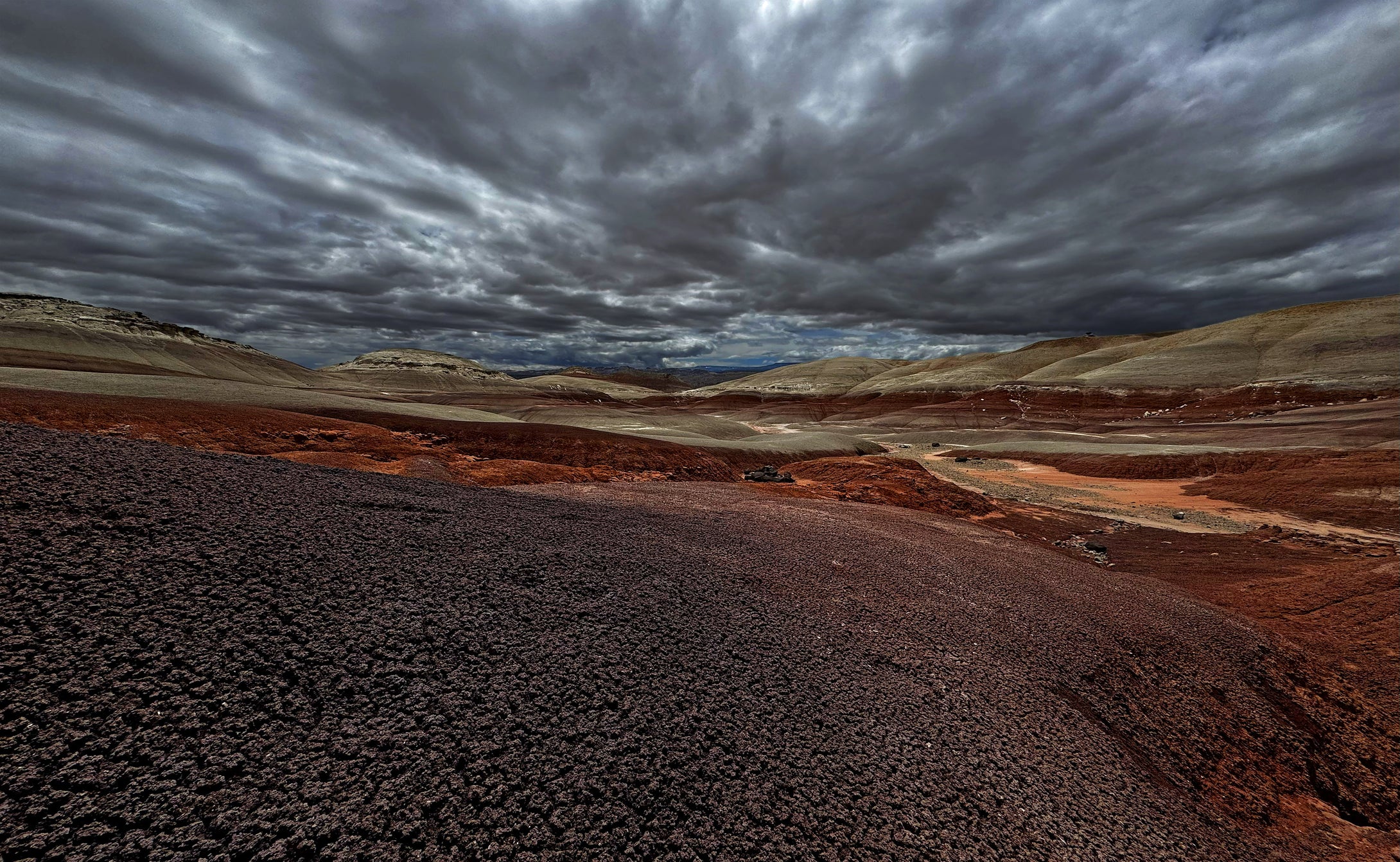 Dancing Light On The Dolomite Hills of Purple Valley