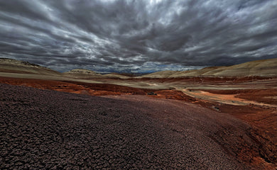 Dancing Light On The Dolomite Hills of Purple Valley