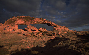 Sunset Arch Sunrise Escalante National Monument