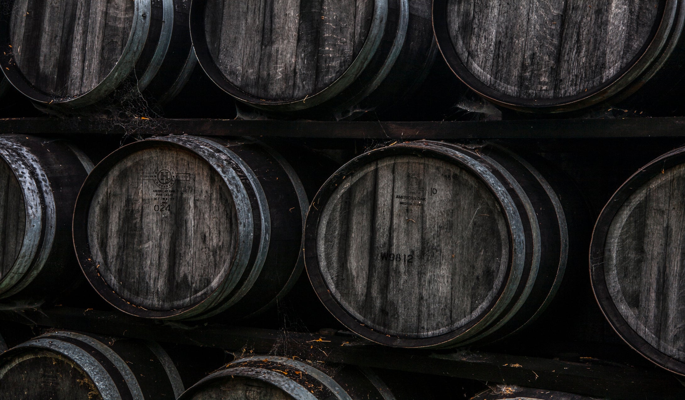 American Oak Wine Barrels  at a New Zealand Winery