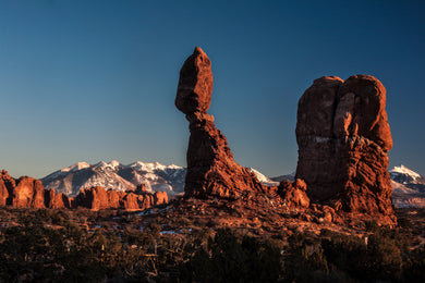 Balanced Rock     Arches National Park  Utah