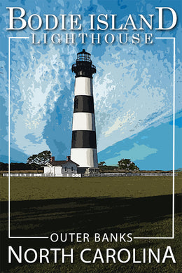 Bodie Island Lighthouse  Blue Skies