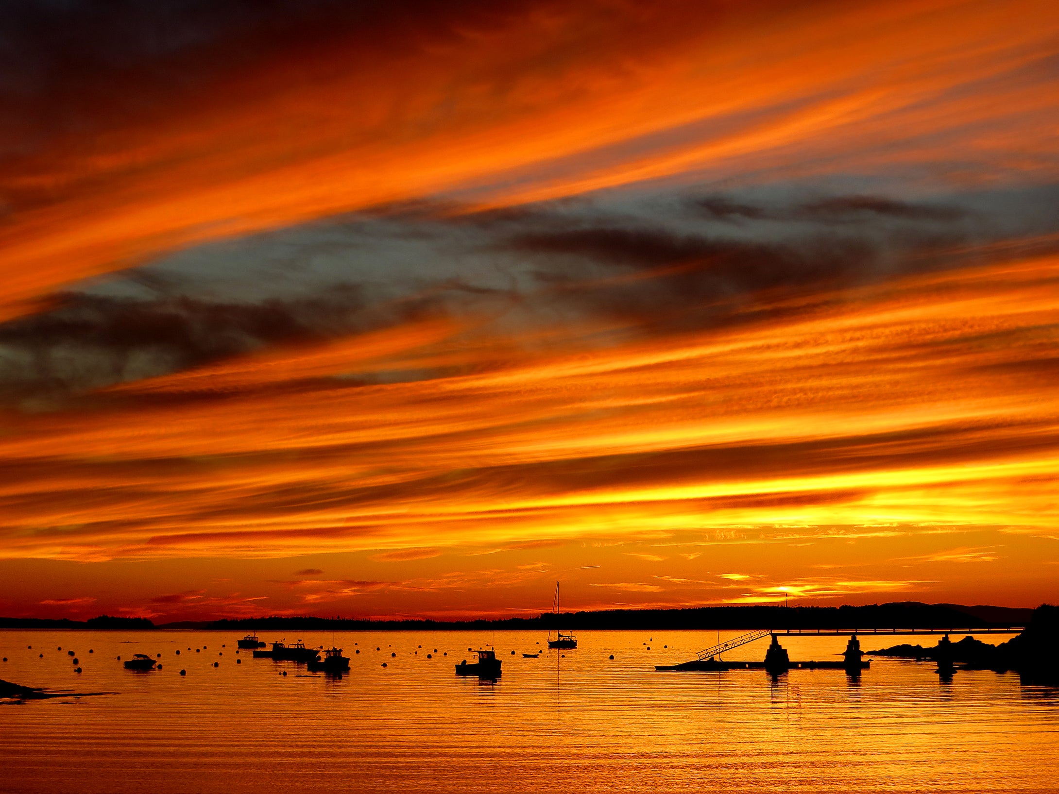 Bar Harbor Sunset  Acadia Maine