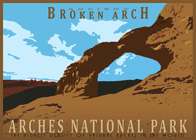 Broken Arch - Arches National Park - Utah