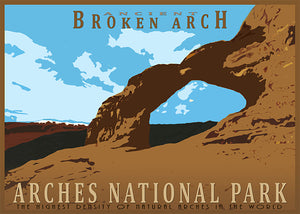 Broken Arch - Arches National Park - Utah