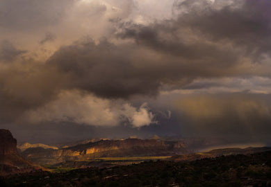 Capitol Reef National Park   Fall Thunderstorm