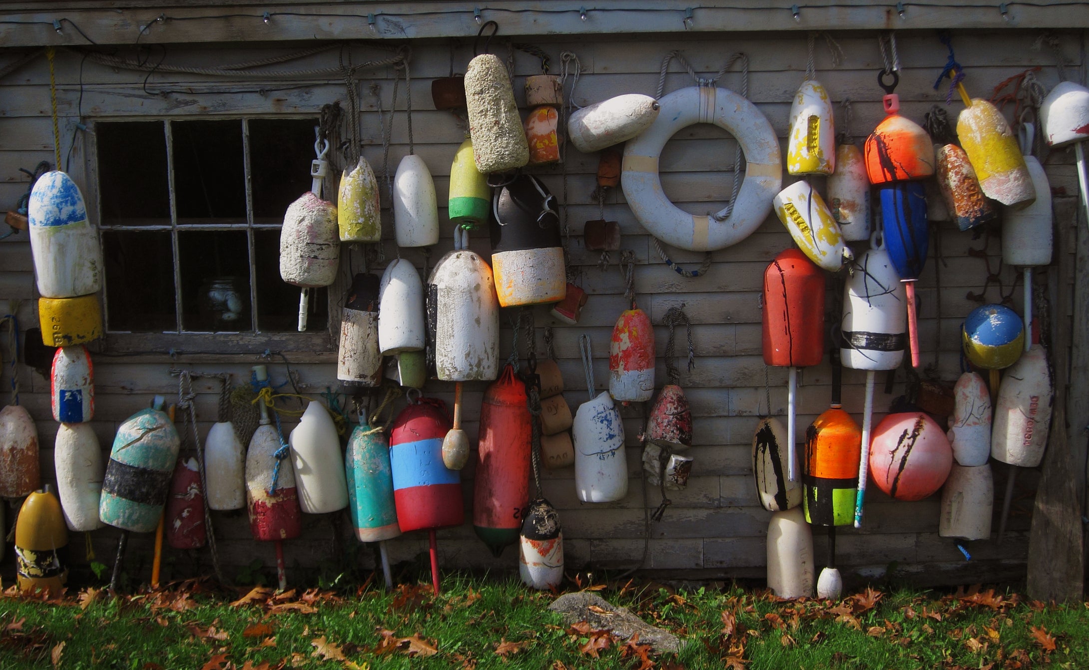 Castine Maine  Lobster Buoys