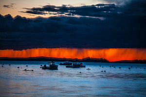 Stormy Skies  Stonington Harbor Maine