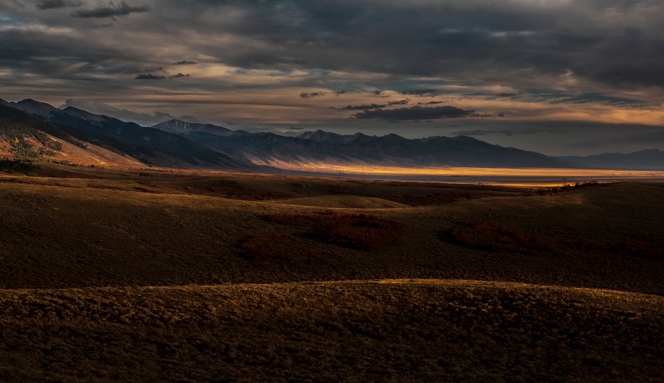 Crestone Peak  Foothill Shadows  Colorado