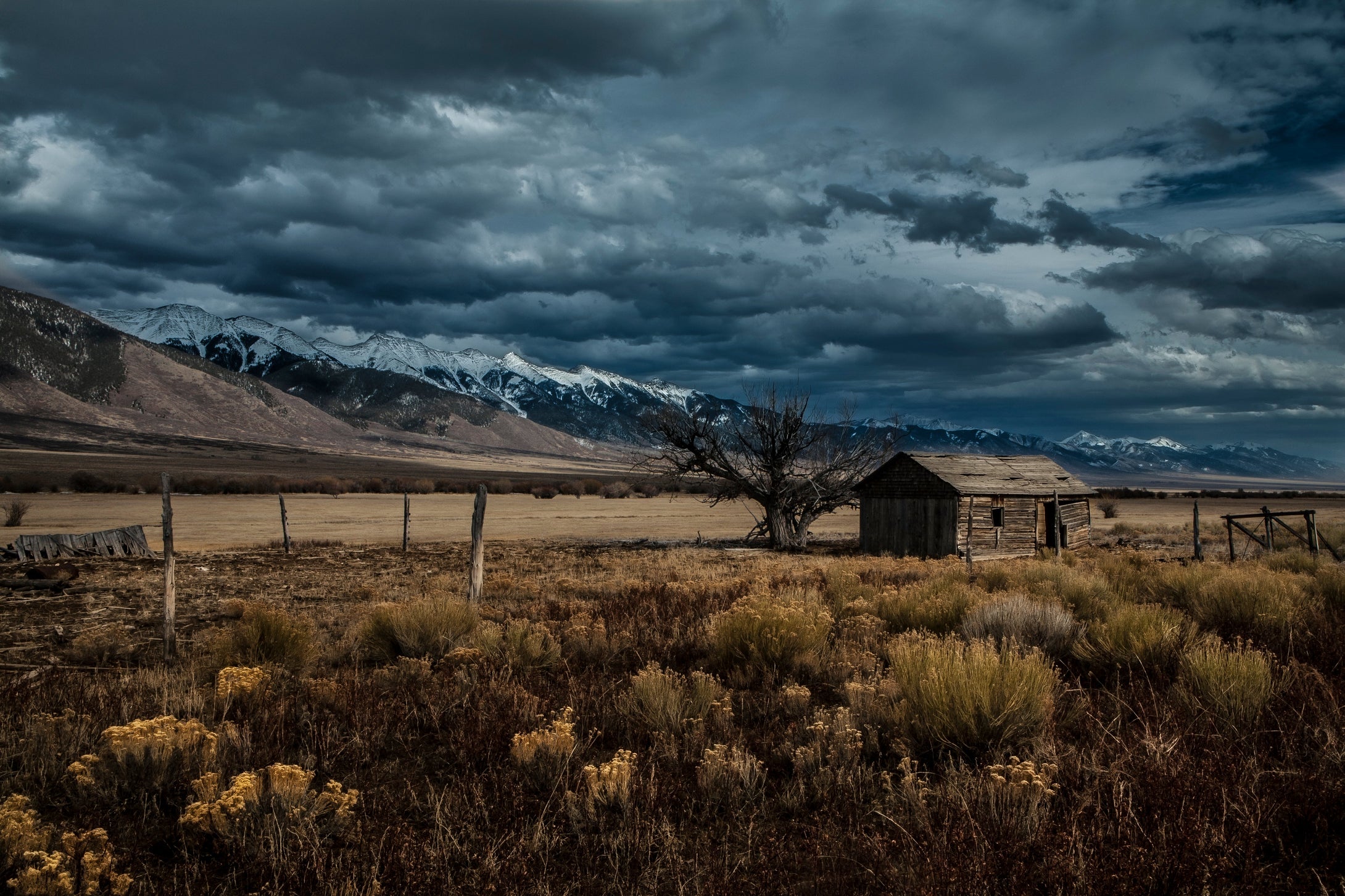 Abandoned Farm San Louis Valley Colorado