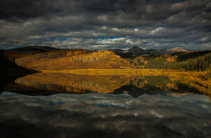 Crooked Creek Resevoir Stormy Skies