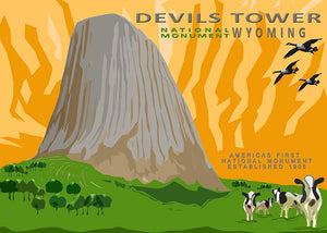 Devils Tower  Cow Poke