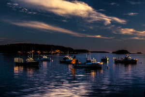 Harbor View Sunset     Stonington Maine