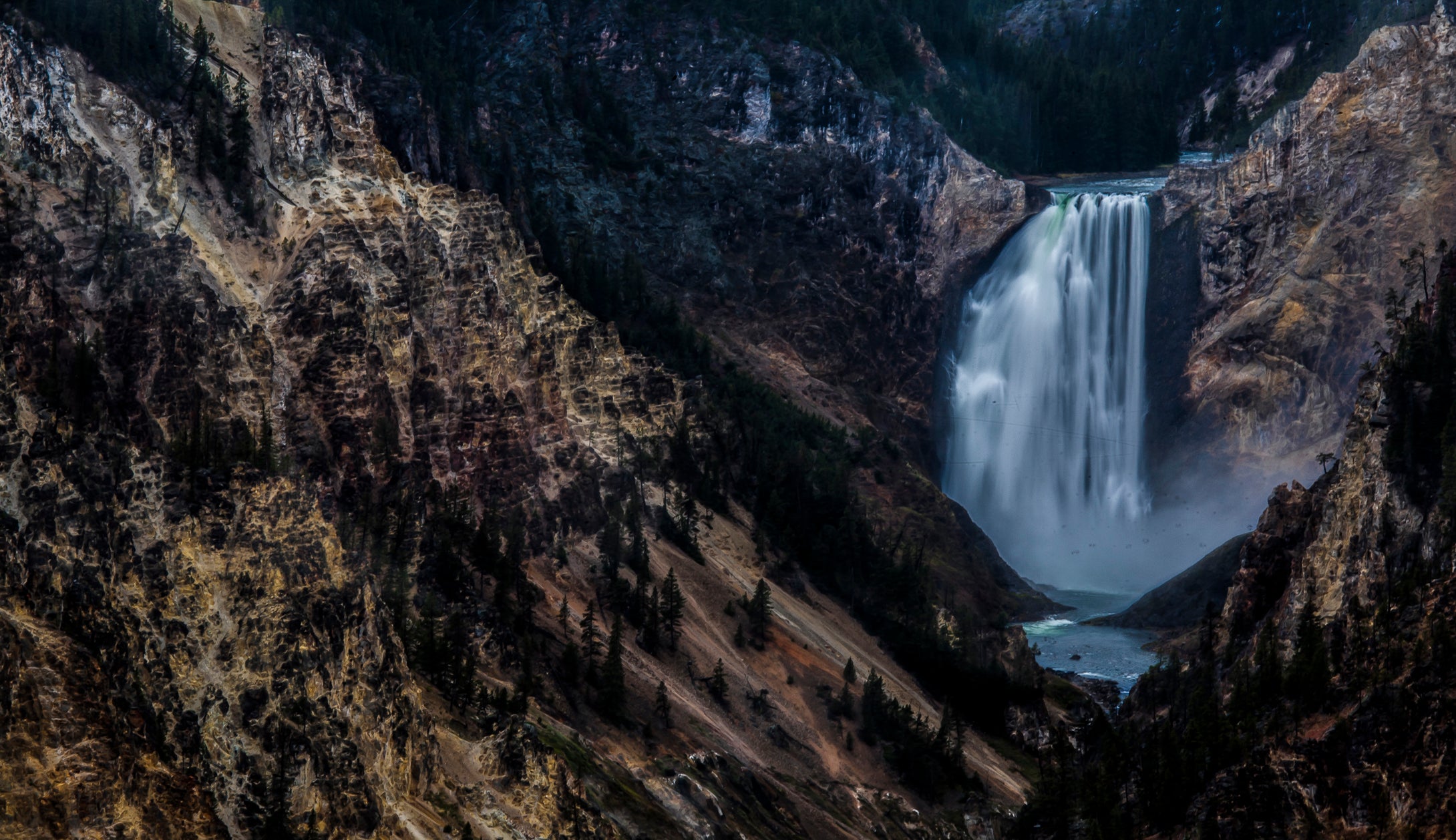 Lower Falls Yellowstone National Park  Wyoming