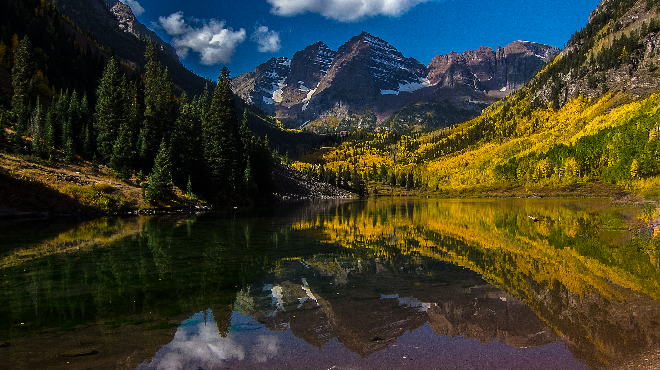 Maroon Bells  Fall Foliage