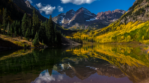 Maroon Bells  Fall Foliage