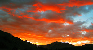 Red Mountain Sunset  Ouray Colorado