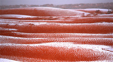 Red Sands  First Snow