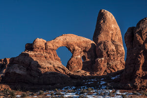 Turret Arch Winters Shadow Arches National Park