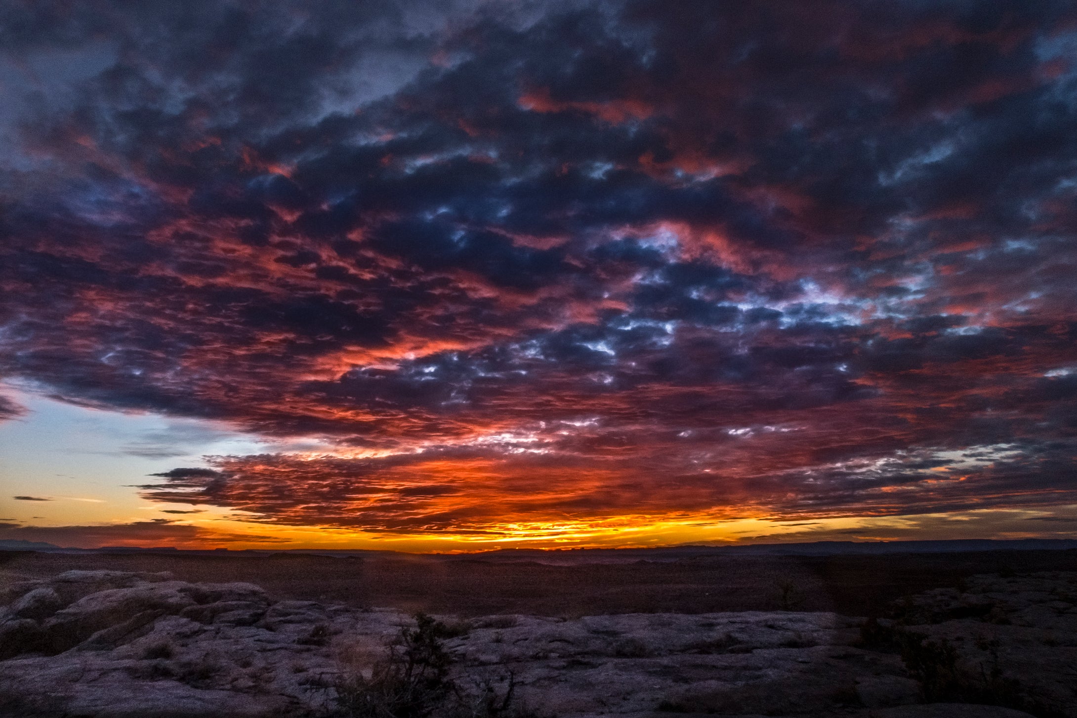 Waterpocket Fall Sunset