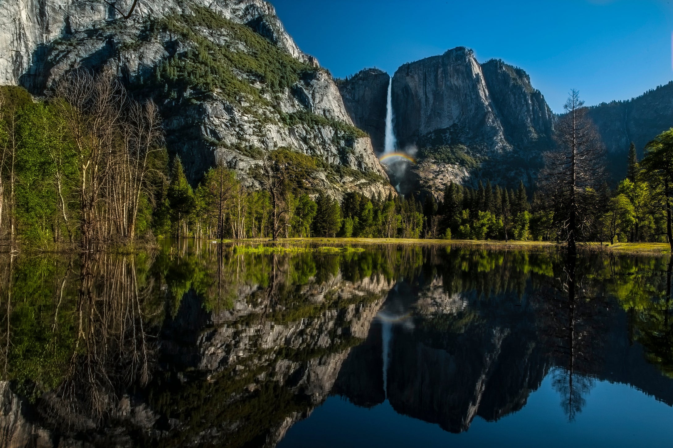 Yosemite Falls  2011 Merced River Flood