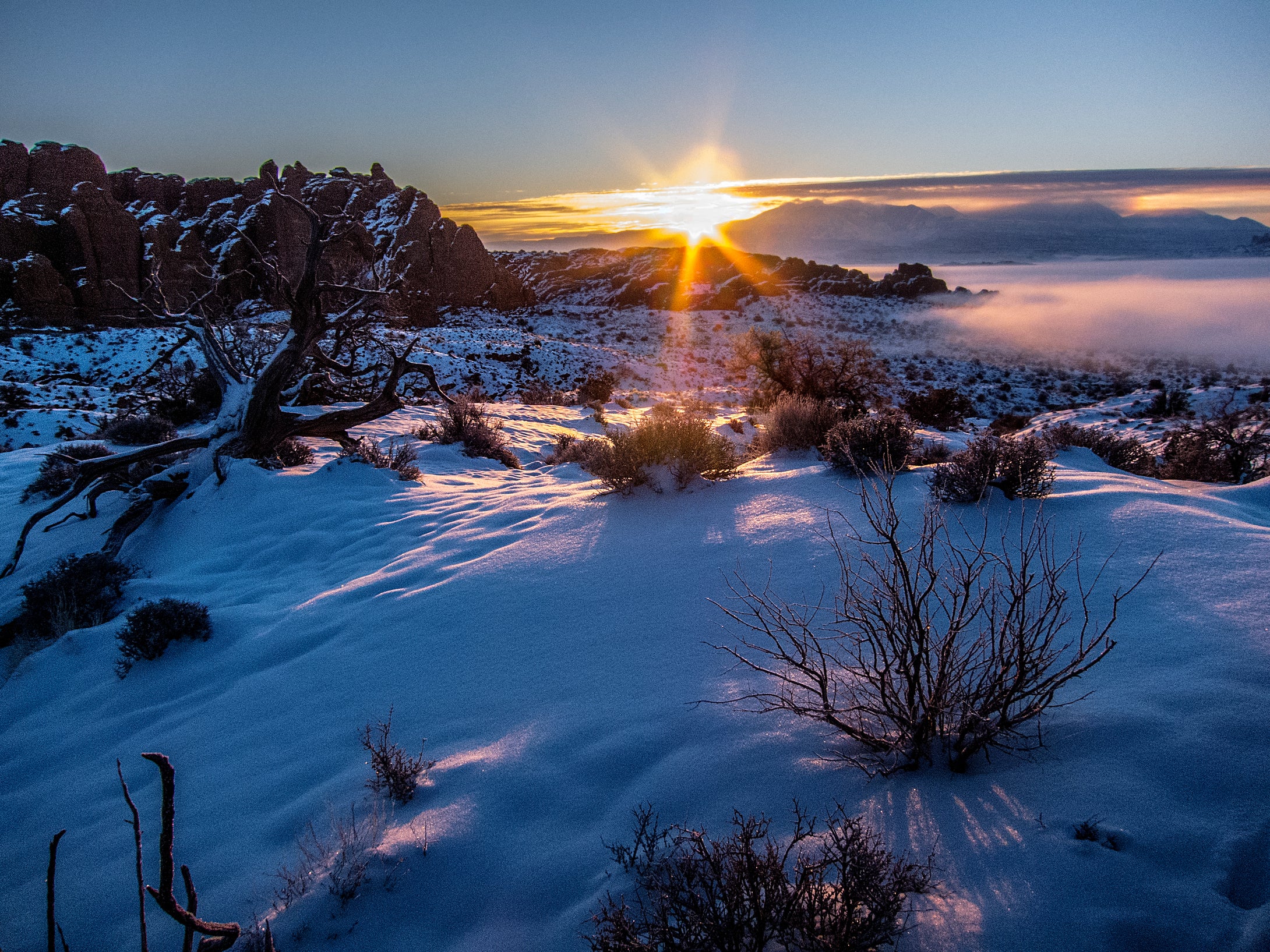 Arches National Park - Frosty Morning