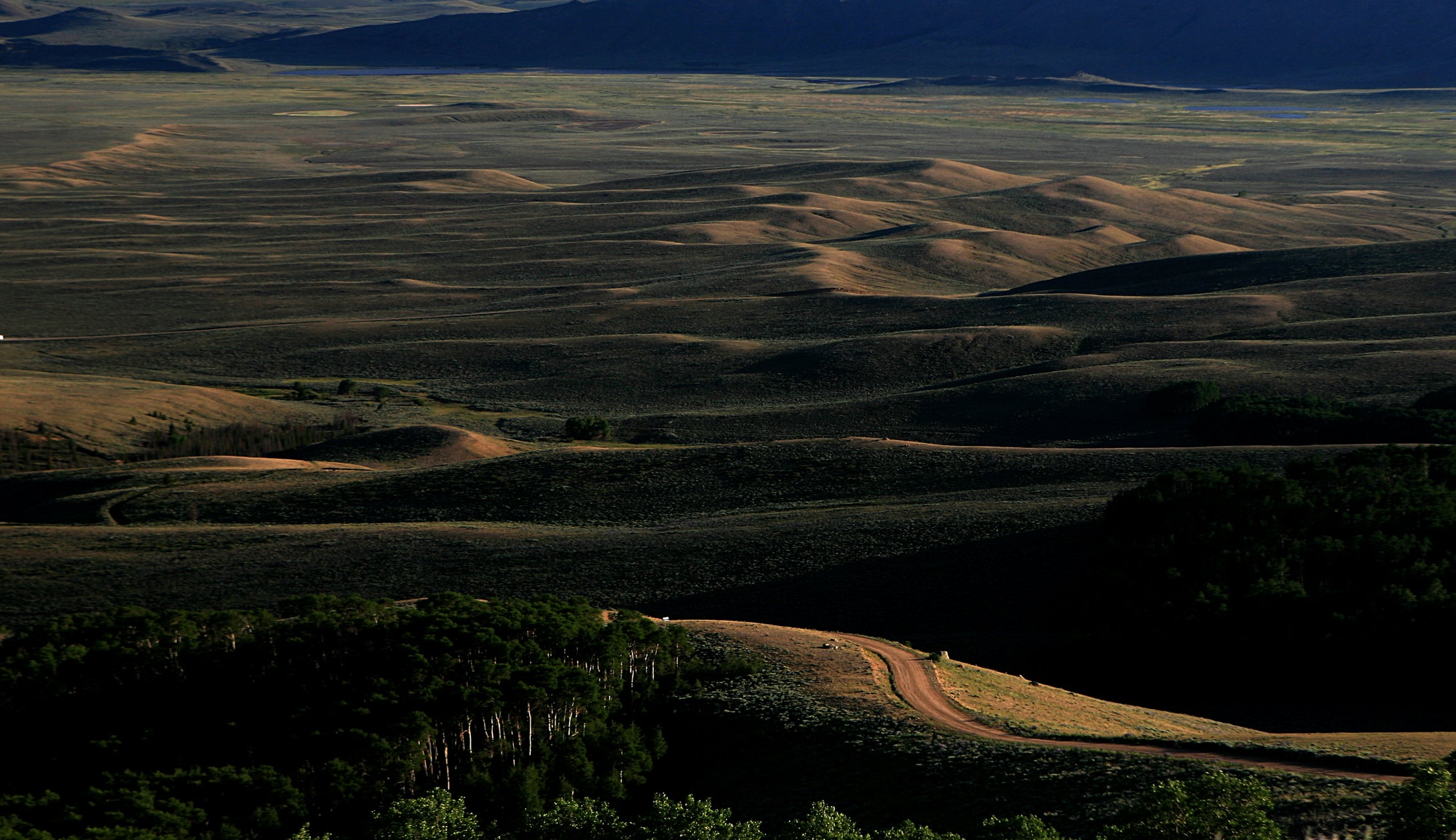 Independence Mountains    Fall Shadows