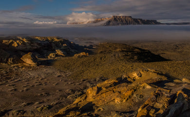 Blue Mesa   Foggy Morning