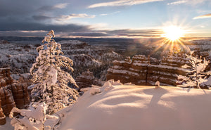 Frozen Sunrise Point   Bryce Canyon National Park