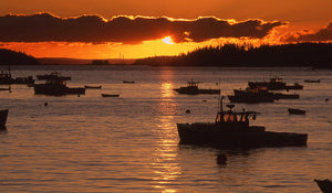 Radiant Sunrise Stonington Harbor Maine