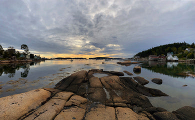 Harbor View Sunrise    Stonington Maine