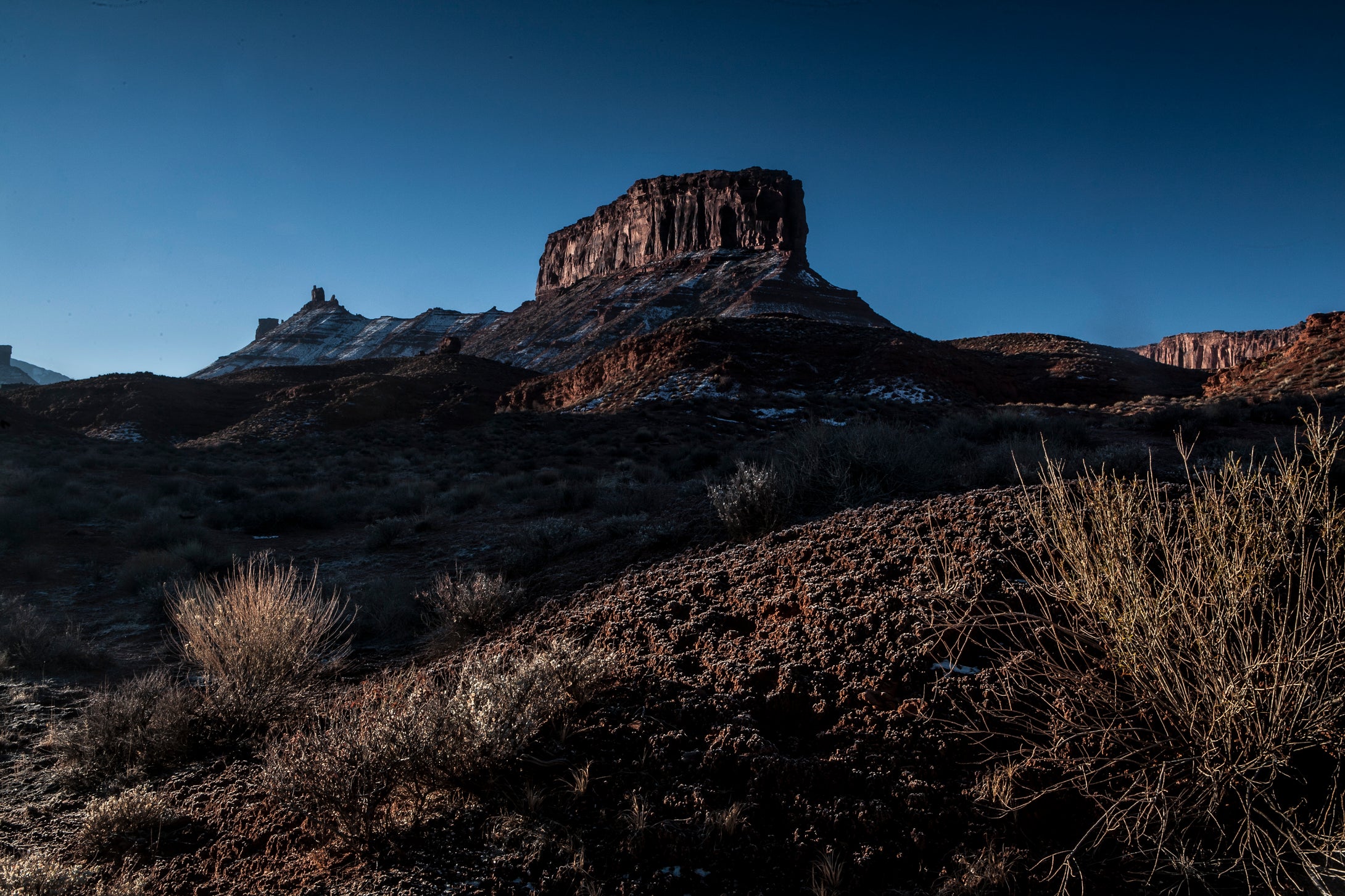 Parriot Mesa Sunrise   Castle Valley  Utah