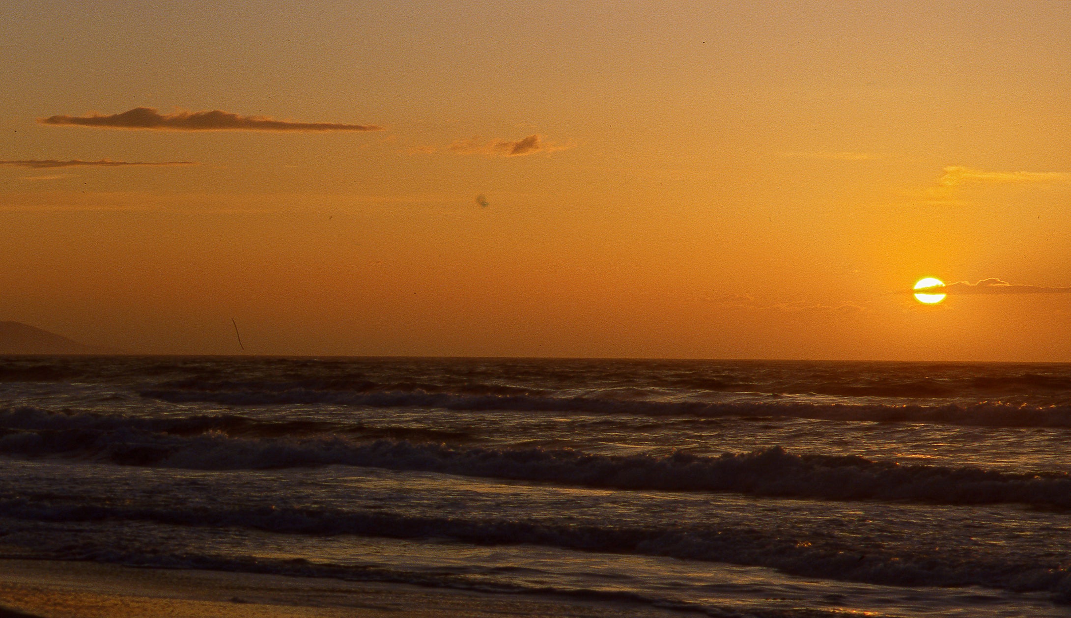 Ocean sunset   Malibu  California