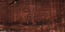 Shay Canyon  Ancient Freemont Petroglyph Panel